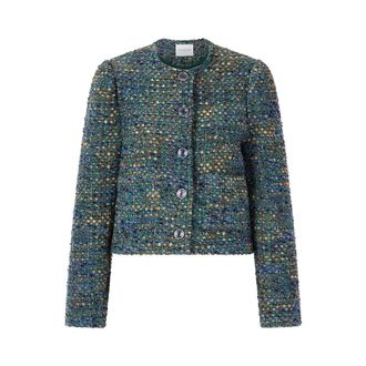 Rich & Royal Boxy Boucle Jacket - Dames - Blazers - Veelkleurig - M - Jassen
