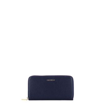 Coccinelle Wallets & Cardholders, female, Blue, Size: ONE SIZE Portafoglio Metallic soft
