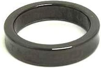 Tiffany & Co. 1837 Black Titanium Band Ring (Pre-Owned)