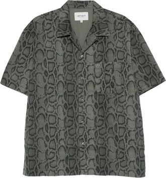 Carhartt Work in Progress Snakeskin-print Short-sleeve Shirt