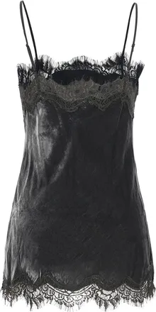 Gold Hawk Womens Velvet Top Coco Bias Camie Grey Tops