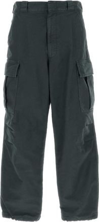 Prada Dark Grey Twill Cargo Pant