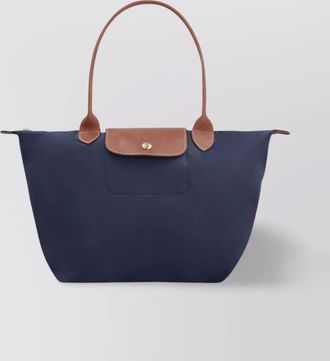 Longchamp recycled canvas tote bag