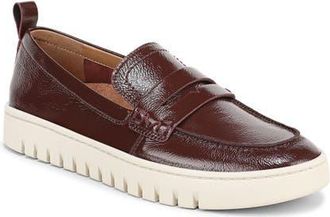Vionic Uptown Penny Loafer in Mulled Wine Leather at Nordstrom, Size 6.5