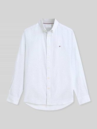 Tommy Hilfiger Regular Fit Freizeithemd aus reiner Baumwolle in Weiss, Gr&ouml;&szlig;e XXL