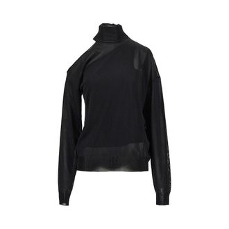 Fendi Silk organdie top Woman 40
