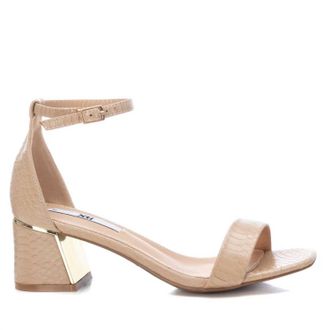 Xti Womens Heel Sandals In Beige