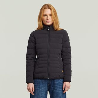 G-Star Steppjacke G-STAR Foundation Padded Short Jacket, Damen, Gr. XXL (44), schwarz (dk schwarz), Web, Obermaterial: 100% Polyester, eingefasste Kante, Jac