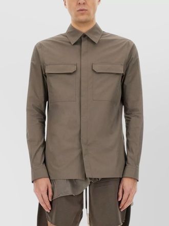 Rick Owens cotton work shirt