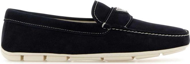 Midnight Blue Suede Loafers