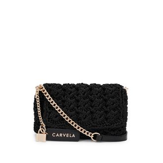 Carvela Womens Valeria Crossbody Bag - Black - One Size