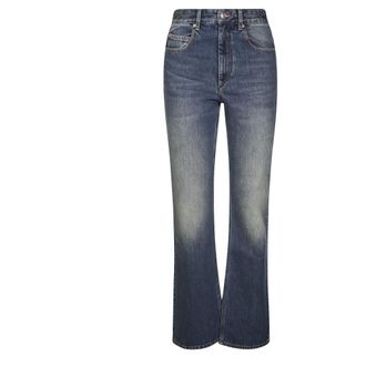 Isabel Marant Bootcut Jeans, female, Blue, S, Stylish Belvira Trousers for Women