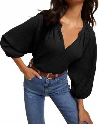 Nation Ltd Mimi Romance Tee In Black