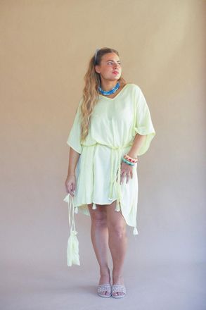 Kalalou Kaftan With Matching Bag-Sunoil