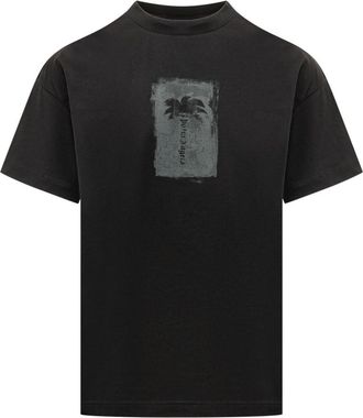 Palm Angels Black Crew Neck T-Shirt