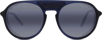 Vuarnet ICE 01 round-frame shield sunglasses - 91X