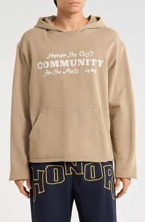 Honor The Gift Vintage Embellished Hoodie in Pebble at Nordstrom Rack, Size Xxx-Large
