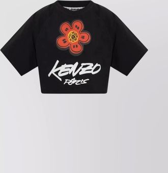 Kenzo futura boxy cropped t-shirt
