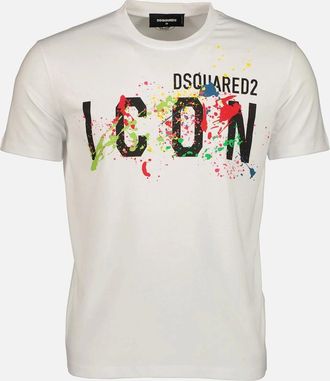 Dsquared2 Mens ICON Splash Cool T-Shirt - Black - Size: 38
