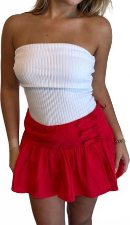 Cotton Candy L.A. Sweet June Skort In Red
