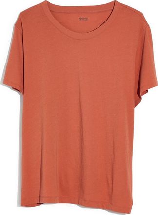 Madewell Northside Vintage Tee in Afterglow Red at Nordstrom, Size Xx-Small