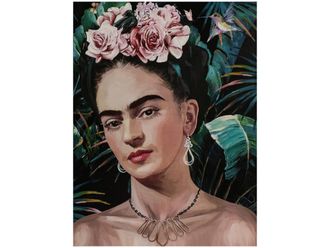 Schubiger M&ouml;bel Bild Melancholische Sch&ouml;nheit mit Blumen