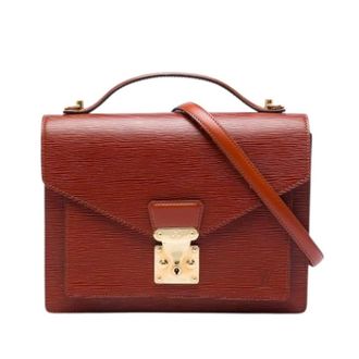 Louis Vuitton Pre-owned Monceau - Dames - Pre-owned - Bruin - Maat: ONE Size Leer