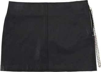 Alexander Wang Black Solid Mini Skirt