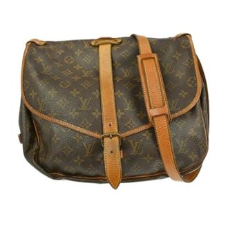 Louis Vuitton Pre-owned Cross Body Bags, unisex, Brown, Size: ONE SIZE Pre-owned Canvas Cross Body Bag