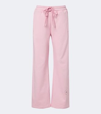 adidas by Stella McCartney Pantaloni sportivi in jersey di cotone