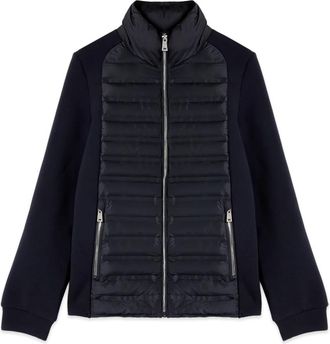 Oltre Lichtgewicht Pufferjack met Scuba Mouwen - Dames - Winterjassen - Blauw - M - Leer - Jassen