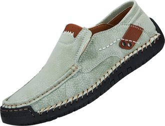 Generic Flat moccasins, mens minimalist business shoes, comfortable and breathable leisure shoes, lightweight walking shoes, outdoor shoes, elegant suit shoes