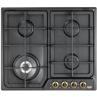 DeLonghi Placa De Gas Empotrada Delonghi Anf 46 Pro Antracita De 4 Fuegos