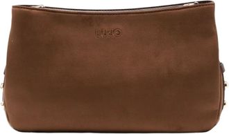 Liu Jo Tassen, Dames, Bruin, ONE Size, Polyester, Logo Schoudertas