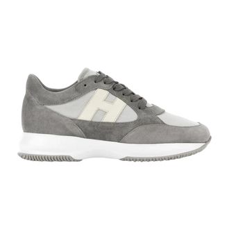 Hogan Interactive Allacciato - Heren - Sneakers - Grijs - 40 1/2 EU - Leer - Schoenen