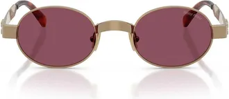 Miu Miu Sunglasses Mub51 S 7 Oe30 Y Brass/Dark Violet Women