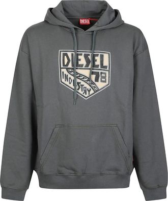 Diesel Uomo, Felpe, Grigio, XL, new
