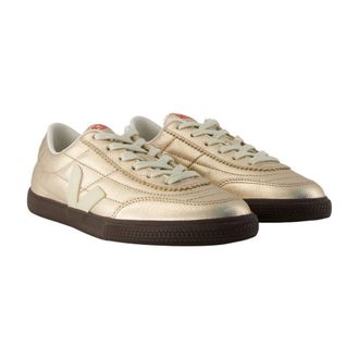 Veja Womens Panenka Sneaker Beige Calfskin