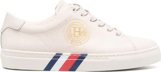 Tommy Hilfiger Elevated Crest low-top sneakers - women - Calf Leather/Calf Leather/Fabric/Rubber - 37 - Neutrals