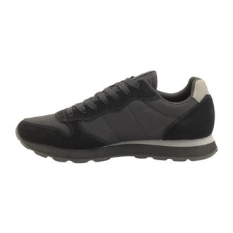 Sun 68 Tom Solid Sneaker - Heren - Schoenen - Zwart - Maat: 46 EU Leer