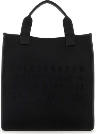 Maison Margiela Black Canvas Shopping Bag