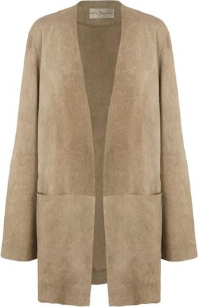 Cortana Cassian Jacket - Dames - Blazers - Bruin - L - Linnen - Jassen