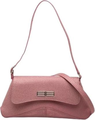 Balenciaga Pre-owned Vintage Crossbody Bag - Dames - Vintage Schoudertas - Roze - ONE Size - Polyester - Vintage