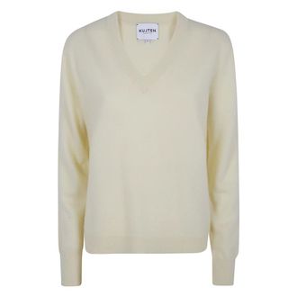 Kujten Kujten, Dames, Truien, Beige, Maat: S Kasjmier