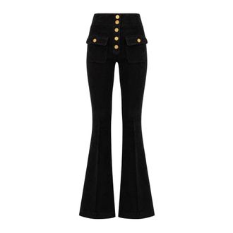 Seafarer Anais Flared Jeans - Dames - Jeans - Zwart - Maat: W27 Denim