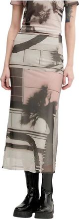 Desigual Gonna in Tulle - - Skirts - Donna - Multicolore - M