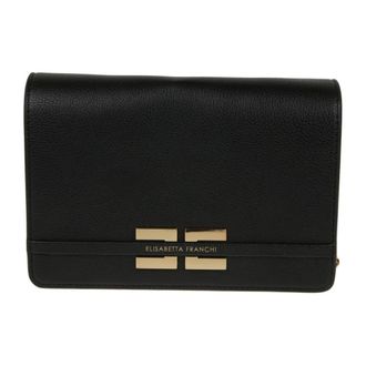 Elisabetta Franchi Cross Body Bags, female, Black, Size: ONE SIZE Shoulder Bag