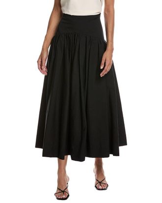 Lela Rose Drop-Waist Skirt