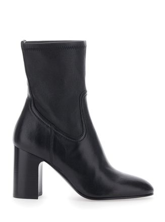 Stuart Weitzman Black Mulberry Stretch Boots
