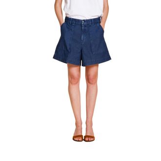 Mason's Dallas Cargo Bermuda - female - Masons - Denim Shorts - Blue - 2XL - Shorts